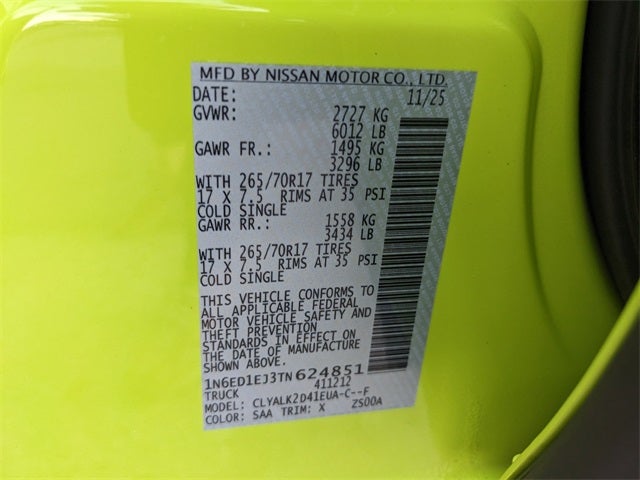 2026 Nissan Frontier PRO-X