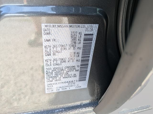 2026 Nissan Frontier PRO-X
