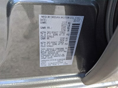 2026 Nissan Frontier SV