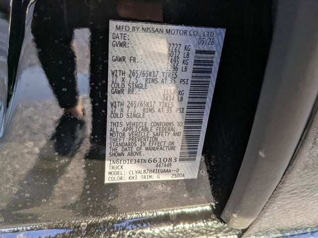 2026 Nissan Frontier SV