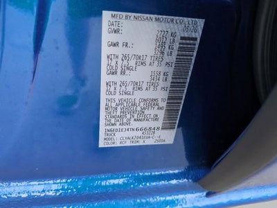 2026 Nissan Frontier PRO-X