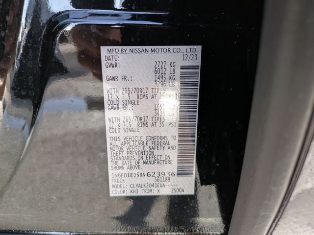 2024 Nissan Frontier PRO-X