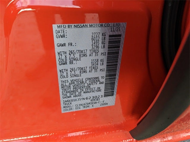 2026 Nissan Frontier PRO-X