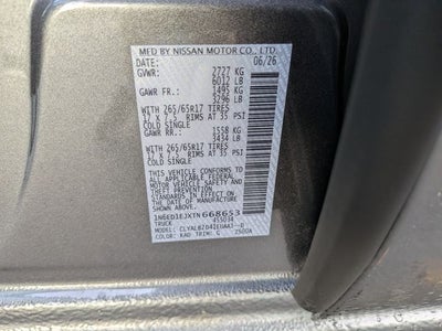 2026 Nissan Frontier SV