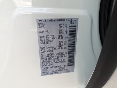 2026 Nissan Frontier PRO-4X