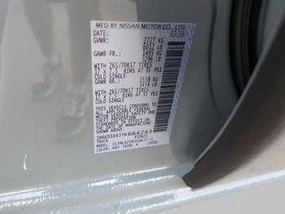 2026 Nissan Frontier PRO-4X