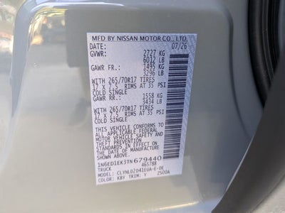 2026 Nissan Frontier PRO-4X w/R Package