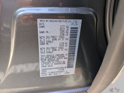 2026 Nissan Frontier PRO-4X