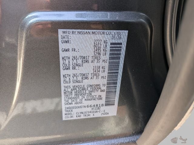 2026 Nissan Frontier PRO-4X