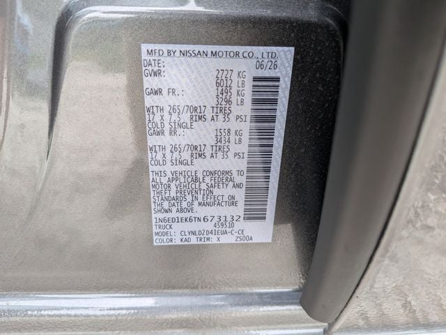 2026 Nissan Frontier PRO-4X w/R Package