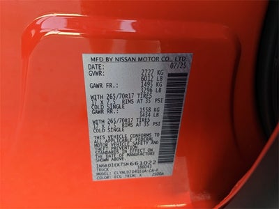 2025 Nissan Frontier PRO-4X