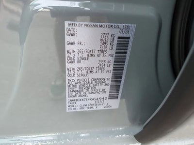 2026 Nissan Frontier PRO-4X