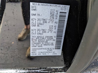 2026 Nissan Frontier PRO-4X