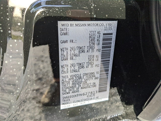 2026 Nissan Frontier PRO-4X