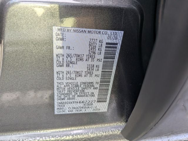 2026 Nissan Frontier PRO-4X