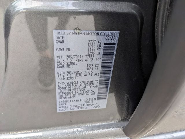 2026 Nissan Frontier PRO-4X