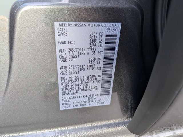 2026 Nissan Frontier PRO-4X