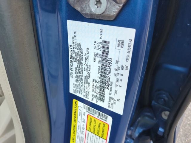 2017 Ford Fusion SE