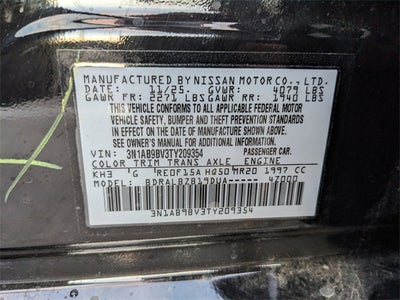 2026 Nissan Sentra S