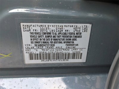 2026 Nissan Sentra SV