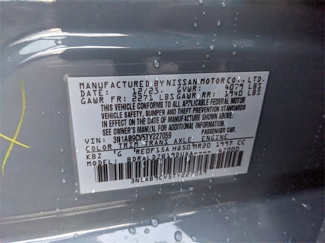 2026 Nissan Sentra SV