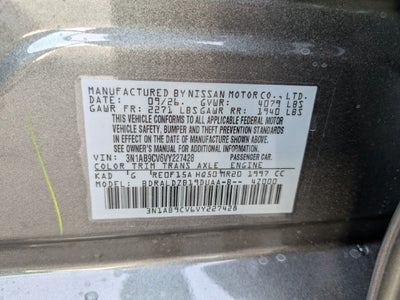 2027 Nissan Sentra SV