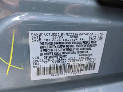 2026 Nissan Sentra SV