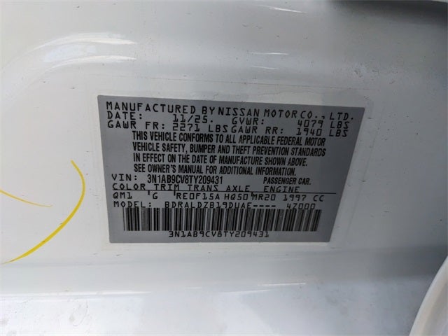 2026 Nissan Sentra SV