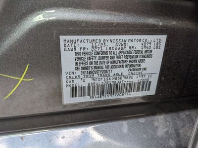 2026 Nissan Sentra SV