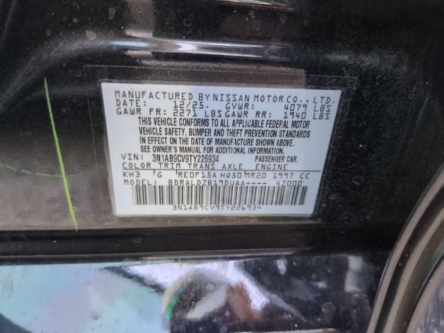 2026 Nissan Sentra SV