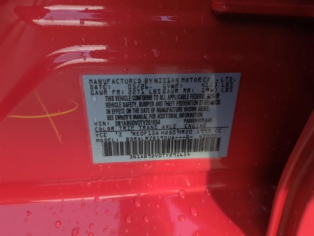 2026 Nissan Sentra SR