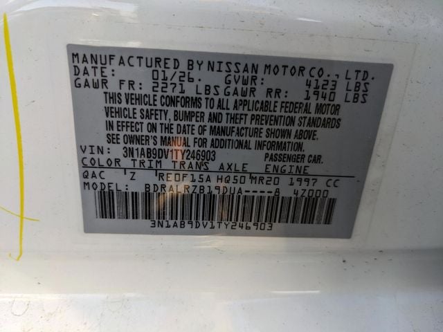 2026 Nissan Sentra SR