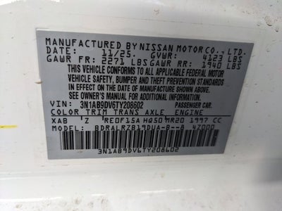 2026 Nissan Sentra SR