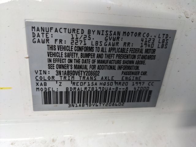 2026 Nissan Sentra SR