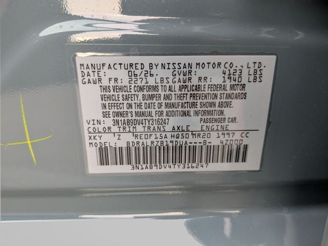 2026 Nissan Sentra SR