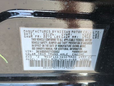 2026 Nissan Sentra SR