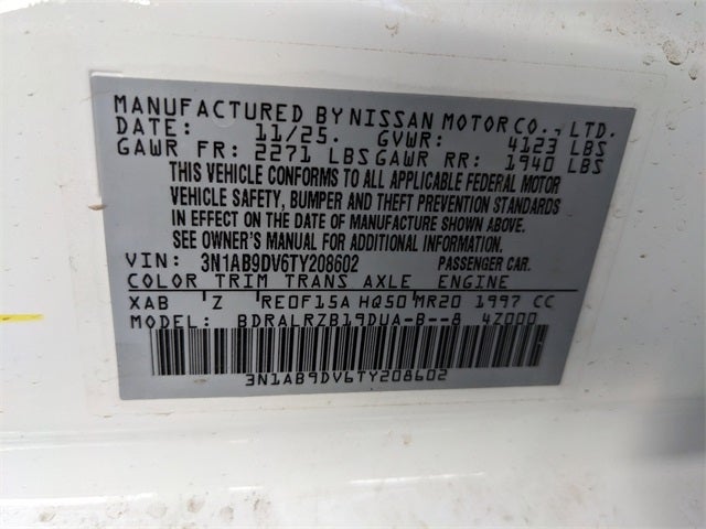 2026 Nissan Sentra SR