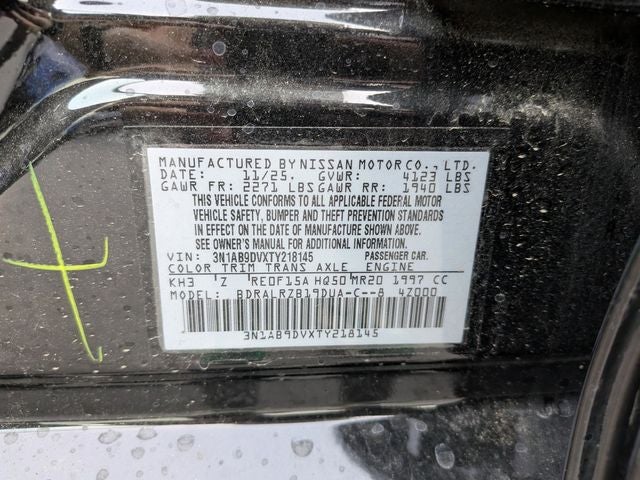 2026 Nissan Sentra SR