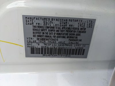 2026 Nissan Sentra SL