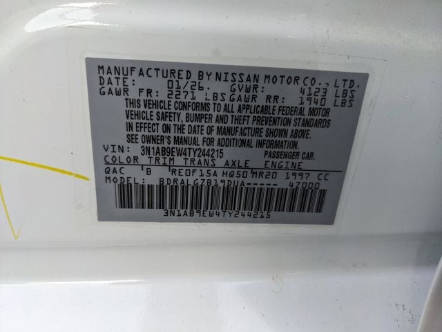 2026 Nissan Sentra SL