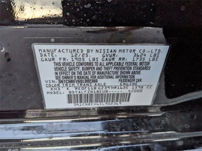 2025 Nissan Versa 1.6 SV