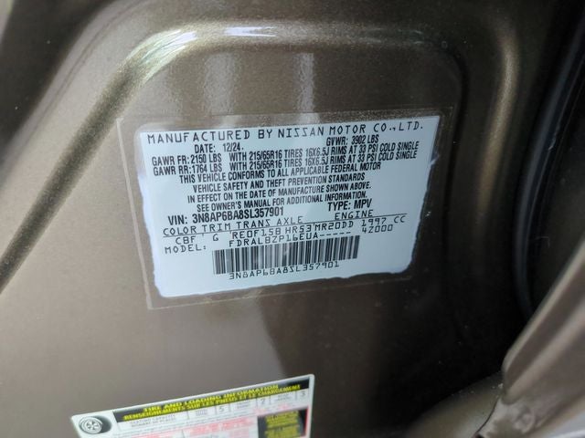 2025 Nissan Kicks S