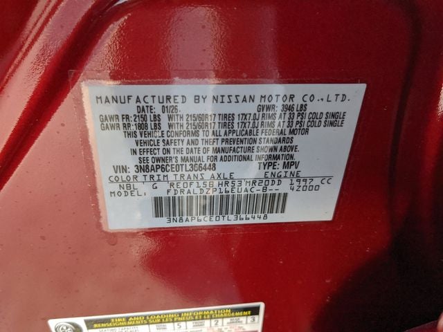 2026 Nissan Kicks SV