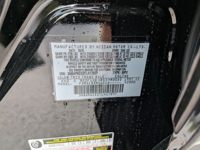2026 Nissan Kicks SV