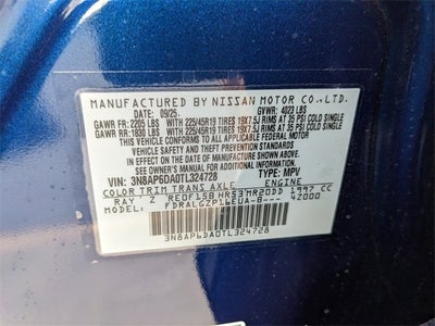 2026 Nissan Kicks SR