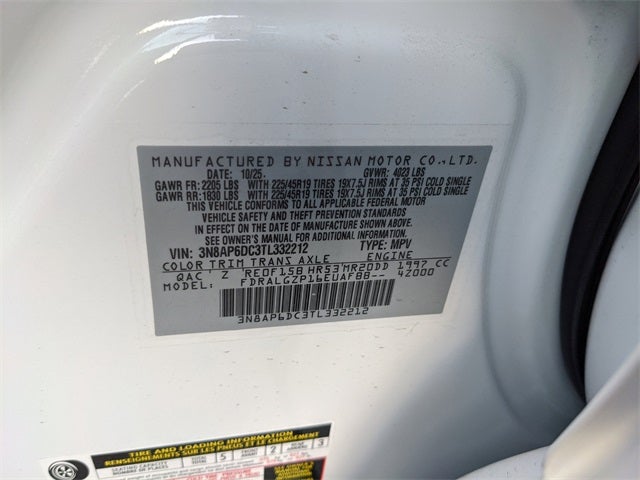 2026 Nissan Kicks SR