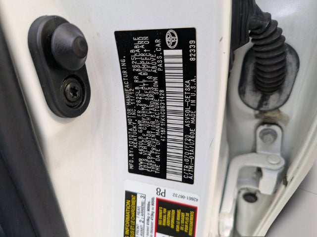 2012 Toyota Camry SE Limited Edition