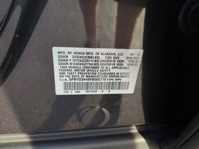 2015 Acura MDX 3.5L Technology Package