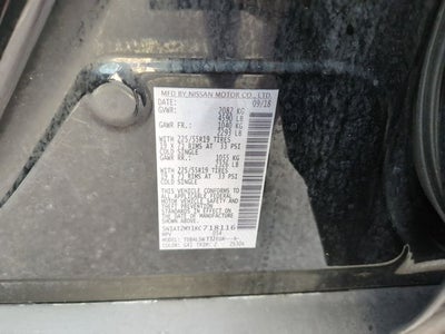 2019 Nissan Rogue SL **Platinum Reserve Interior**