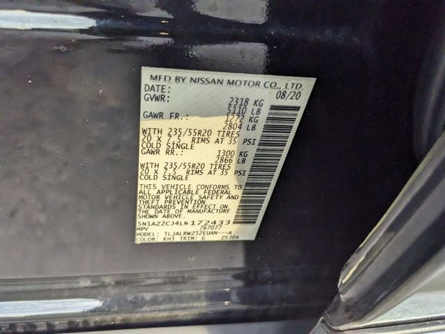 2020 Nissan Murano SL